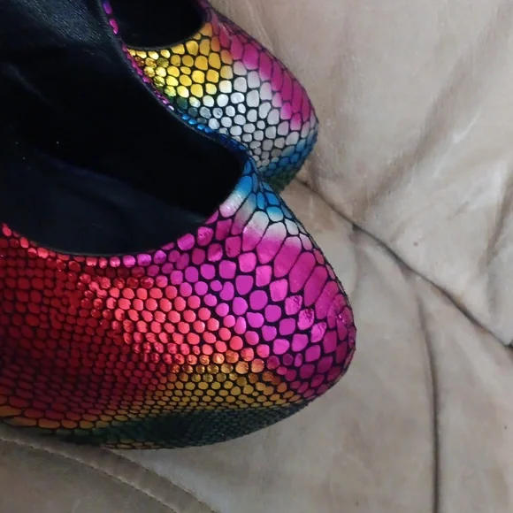 Multicolor Platform Heels New Pride - Picture 3 of 3